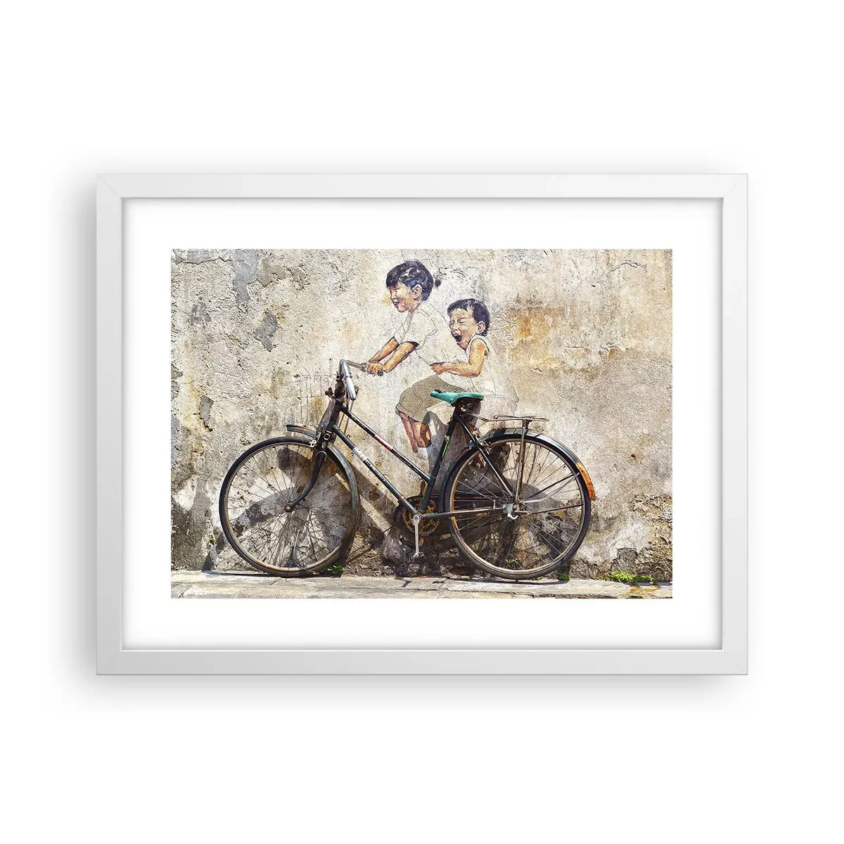 Plakát v bílém rámu - Pravda nebo klam? - 40x30 cm