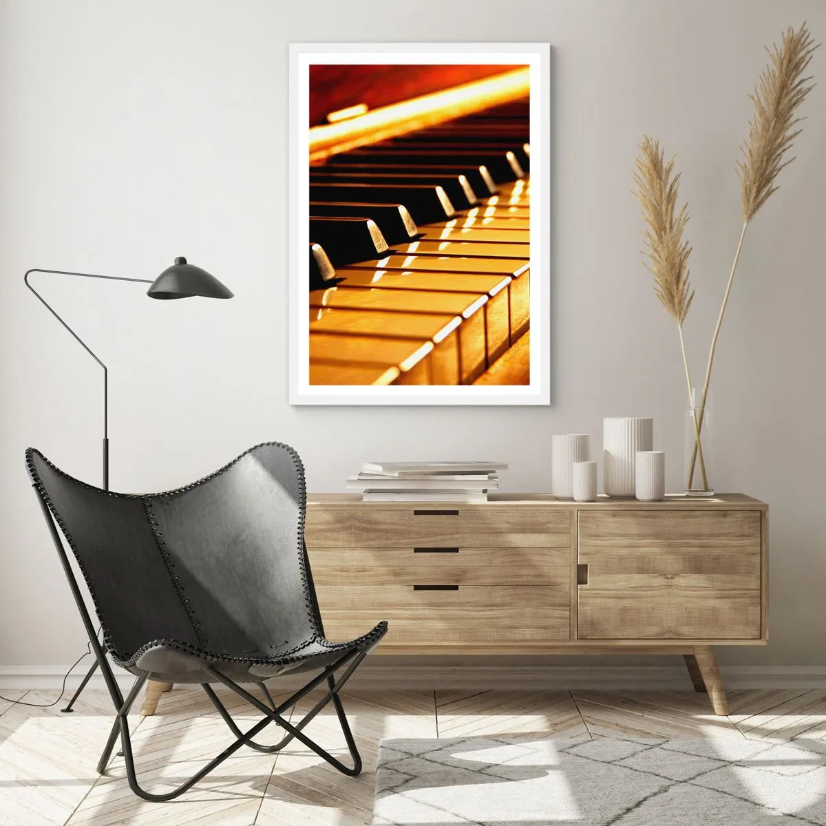 Plakát v bílém rámu - Neomezené možnosti - 70x100 cm