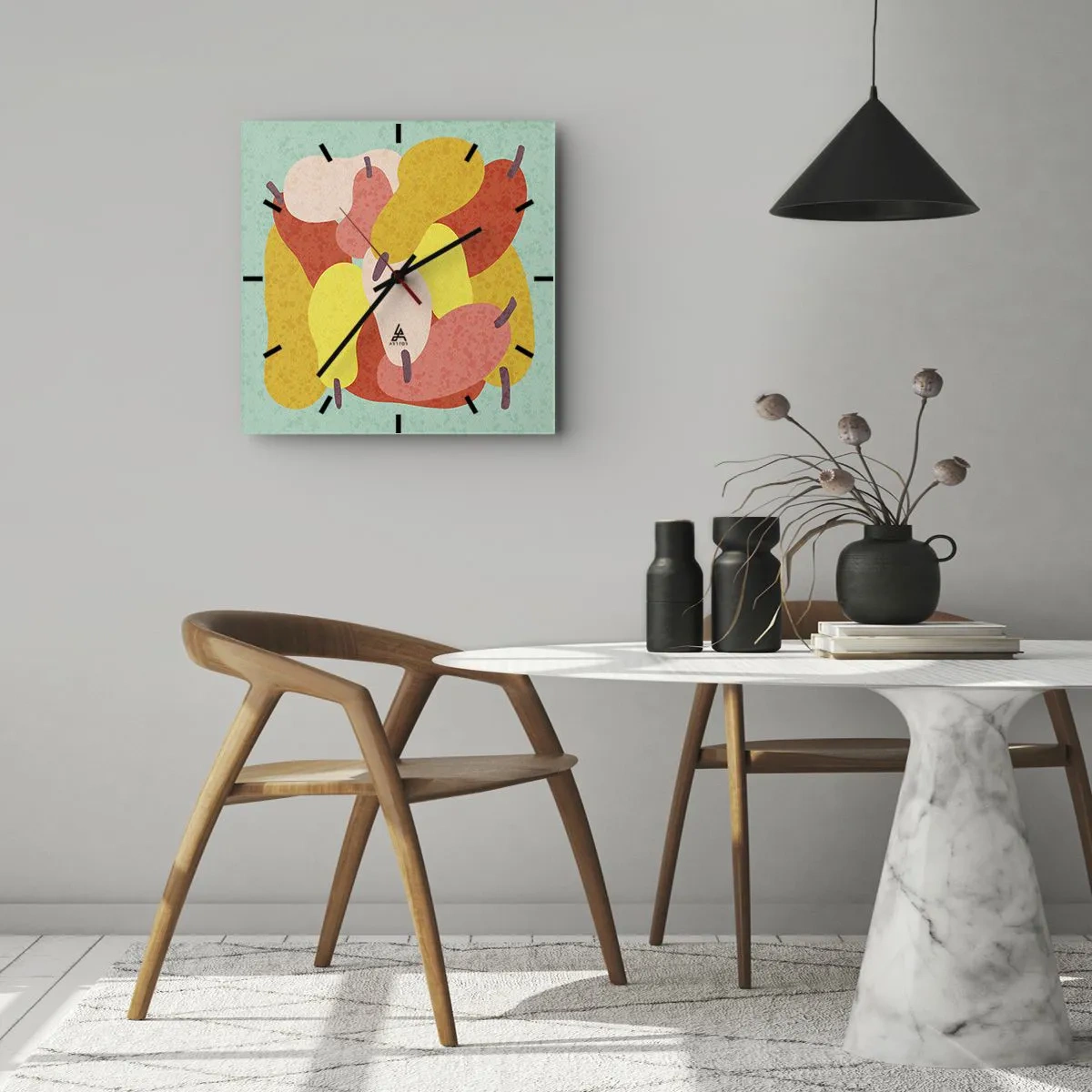 Nástěnné hodiny - Ochutnejte letní slunce - 30x30 cm