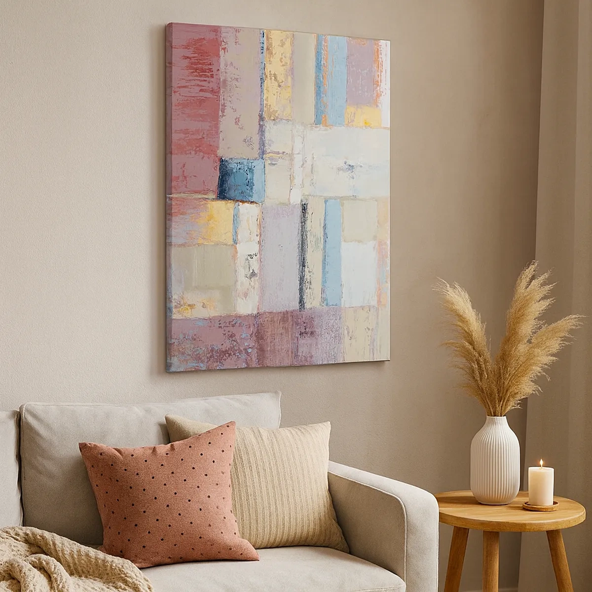 Obraz na plátně - Klid geometrie - 50x70 cm