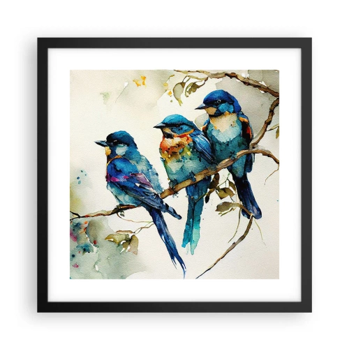 Plakát v černém rámu - Urazil se? - 40x40 cm