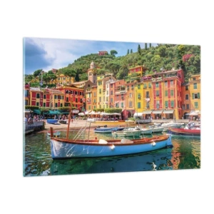 Obraz na skle - Italské dopoledne - 120x80 cm
