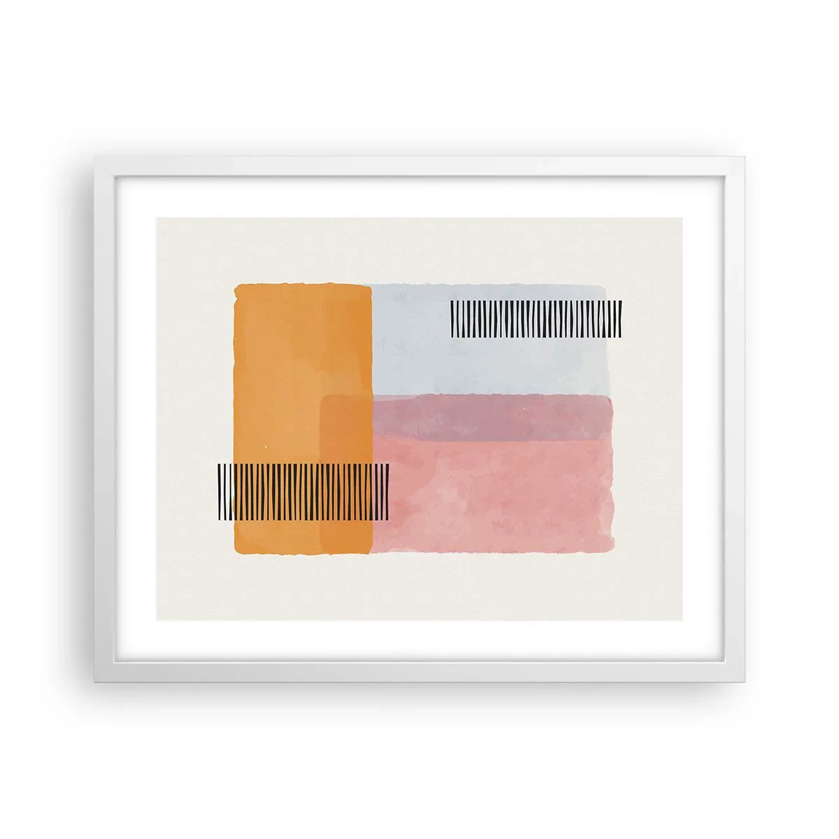 Plakát v bílém rámu - Z rohu do rohu - 50x40 cm