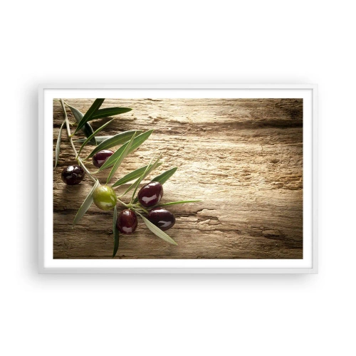 Plakát v bílém rámu - Přímo od přírody - 91x61 cm
