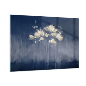 Obraz na skle - Jako okvětní lístky ve větru - 100x70 cm