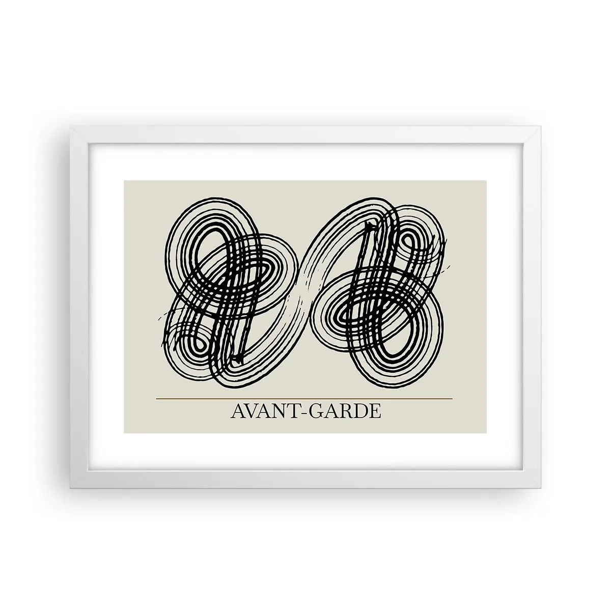 Plakát v bílém rámu - Vyšlo to spontánně - 40x30 cm