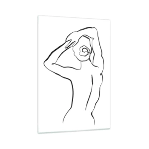 Obraz na skle - Ranní akt - 70x100 cm