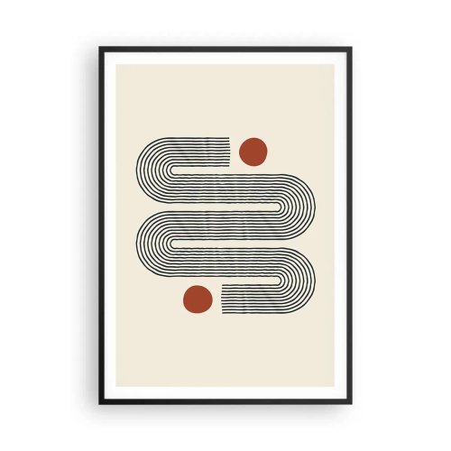 Plakát v černém rámu - Od začátku do konce - 70x100 cm