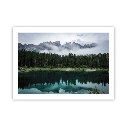 Plakát - Tiše, tiše, neprobuďme spící vodu…. - 70x50 cm