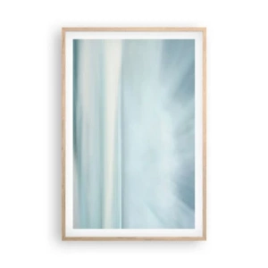 Plakát v rámu světlý dub - Klid až kam oko sahá - 61x91 cm