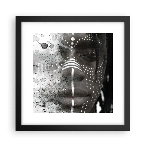 Plakát v černém rámu - Objev původního ducha - 30x30 cm