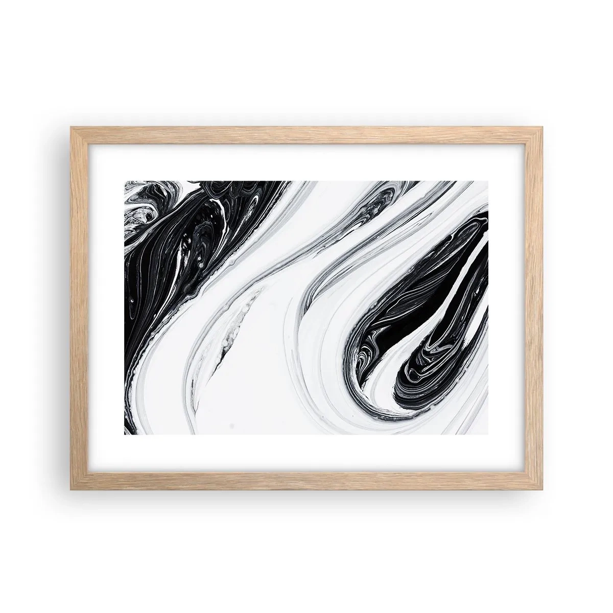 Plakát v rámu světlý dub - Spojení protikladů - 40x30 cm