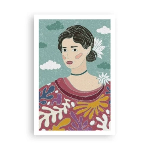 Plakát - S melancholií v pohledu - 61x91 cm