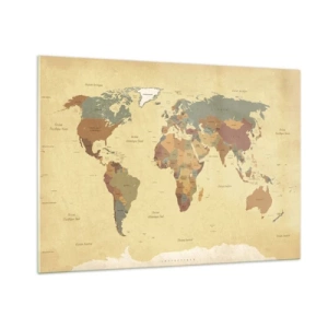 Obraz na skle - Pro tebe - celý svět - 100x70 cm