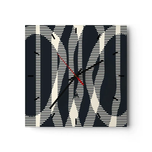 Nástěnné hodiny - Pokus o prolomení temnoty - 30x30 cm