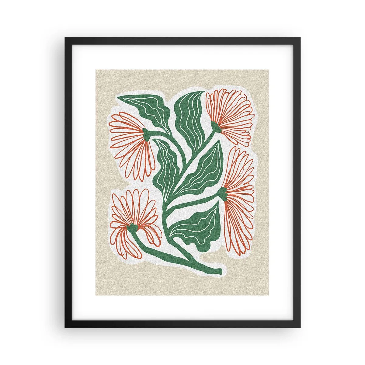 Plakát v černém rámu - Lidové i moderní - 40x50 cm