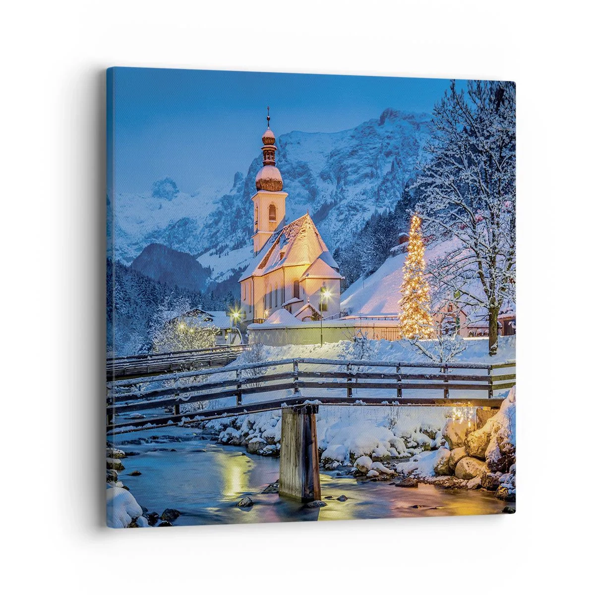 Obraz na plátně - Duch Vánoc - 40x40 cm