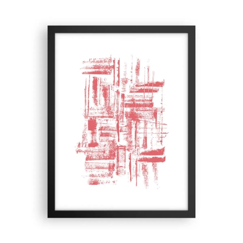 Plakát v černém rámu - Červené město - 30x40 cm