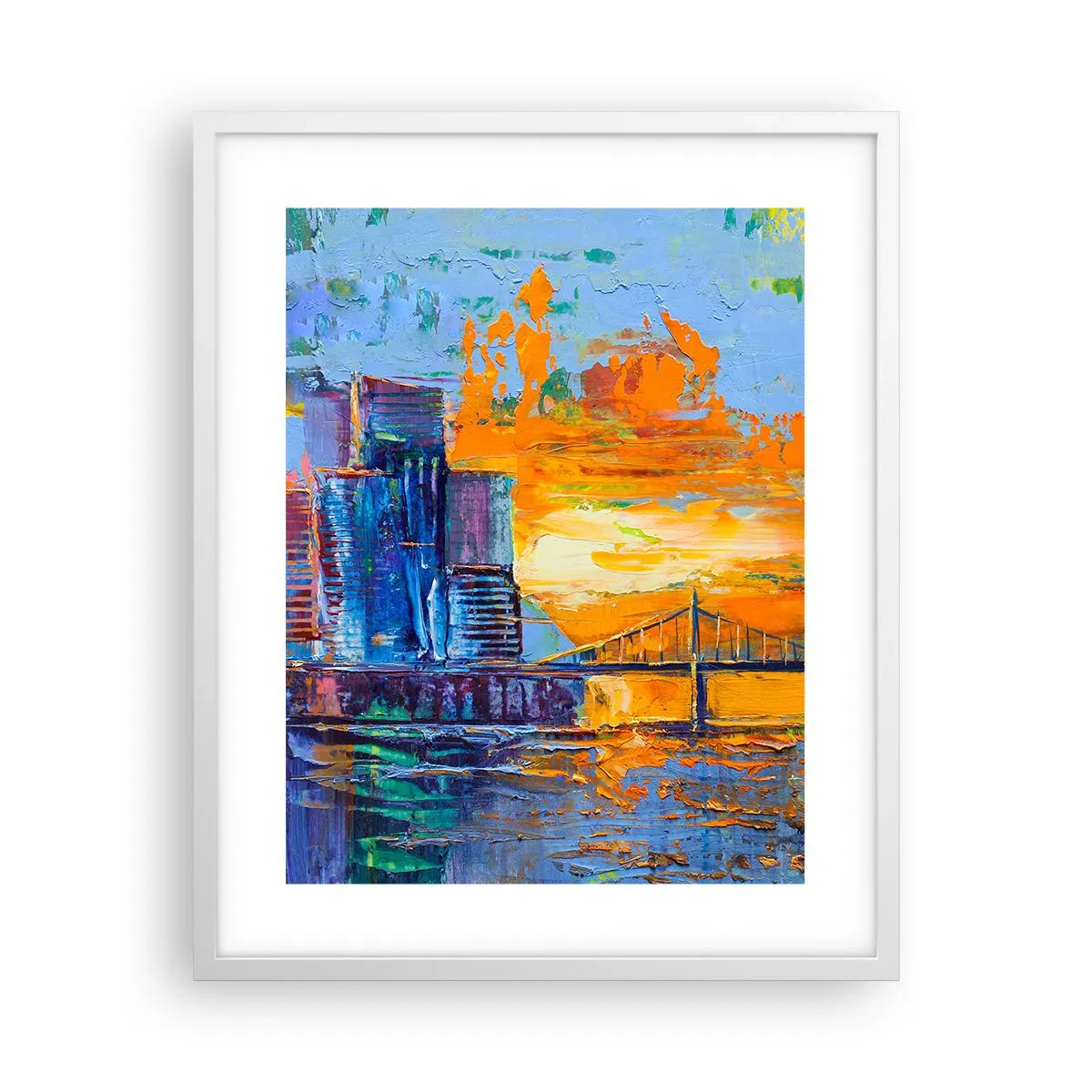 Plakát v bílém rámu - Kultura a příroda - 40x50 cm