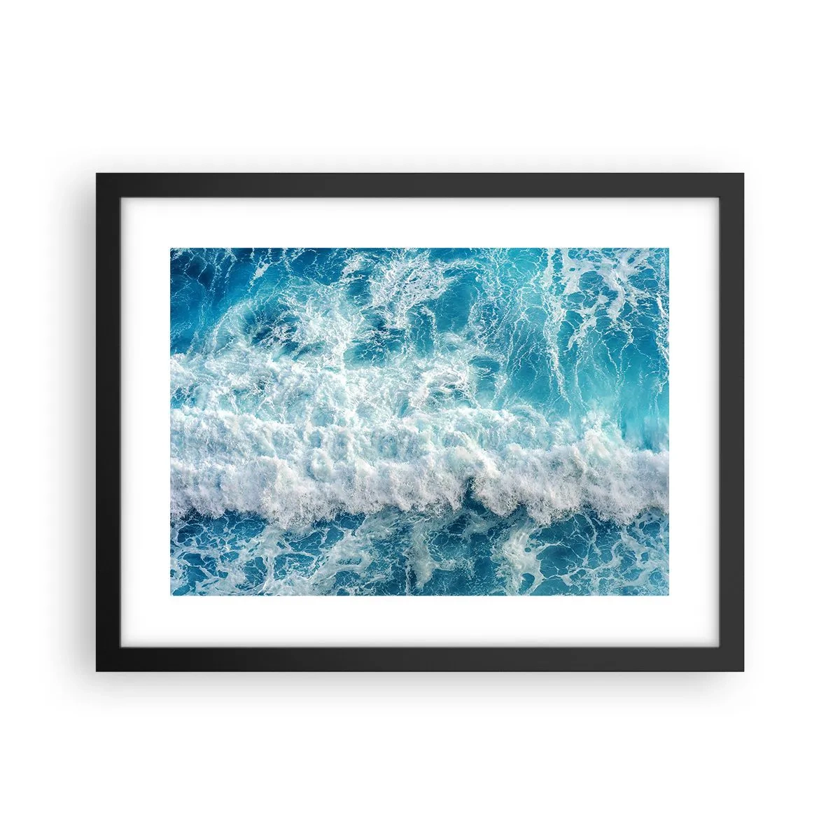 Plakát v černém rámu - Radostně a skákavě - 40x30 cm