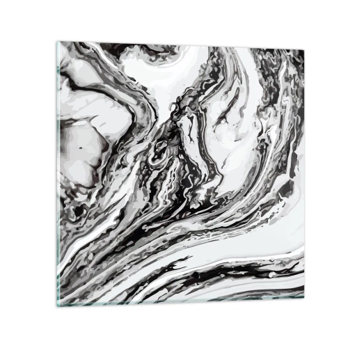 Obraz na skle - Na začátku byl chaos - 70x70 cm