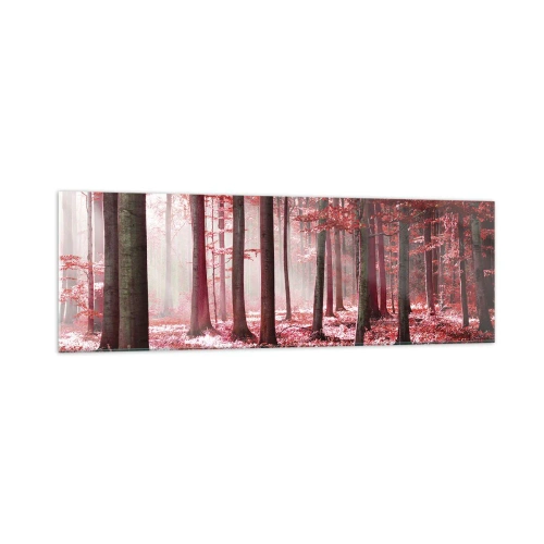Obraz na skle - Červená je stejně krásná - 160x50 cm