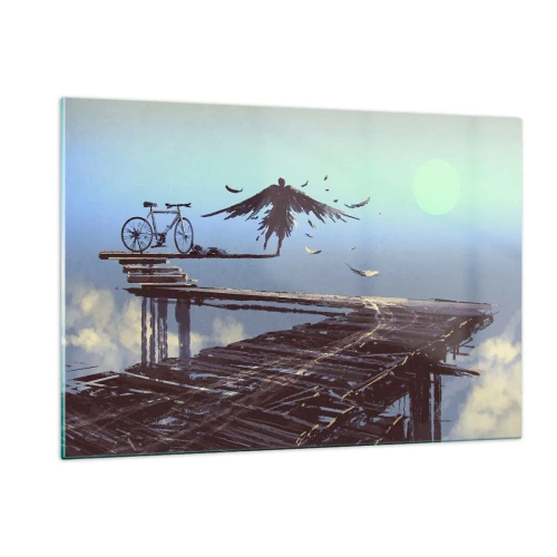 Obraz na skle - Ikaros věčně živý - 120x80 cm
