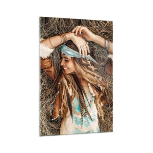 Obraz na skle - Na cestě do léta lásky - 70x100 cm