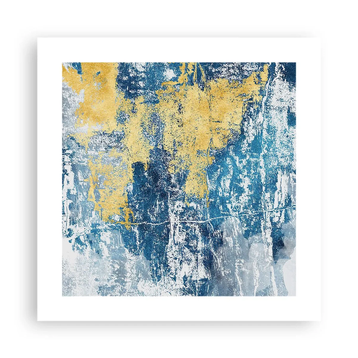 Plakát - Abstrakce s dobrou náladou - 40x40 cm