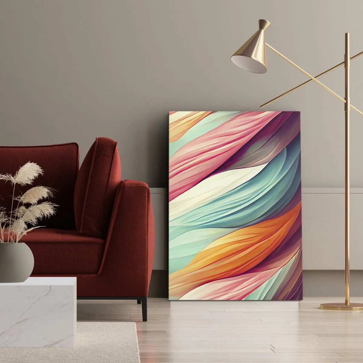 Obraz na plátně - Duhový uzel - 50x70 cm