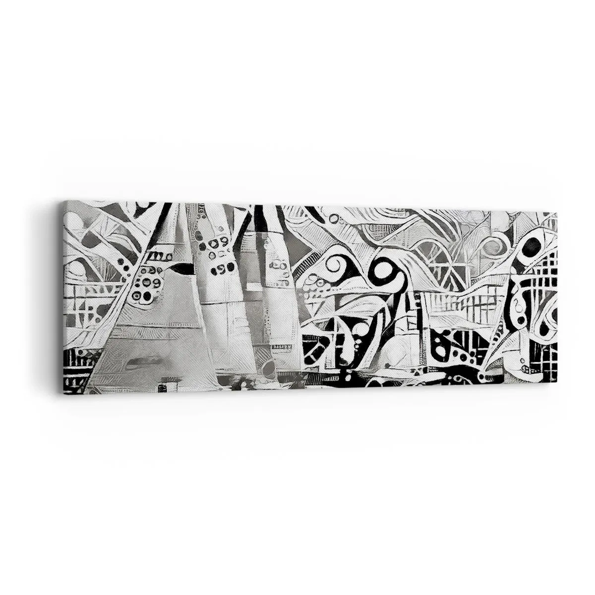 Obraz na plátně - Mezi vlnami - 90x30 cm