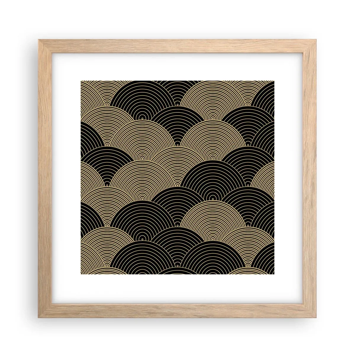 Plakát v rámu světlý dub - Jednota v mnohosti - 30x30 cm