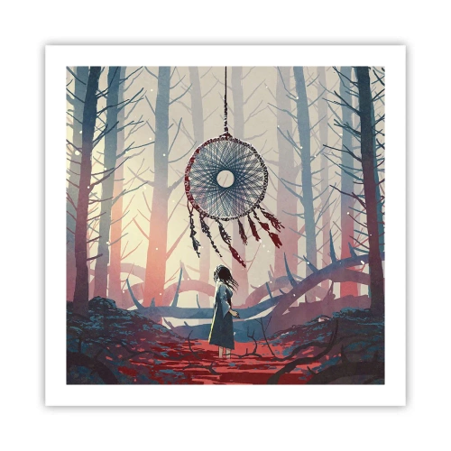 Plakát - Tajný rituál štěstí - 60x60 cm