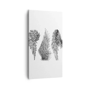 Obraz na plátně - I ty se můžeš stát andělem - 55x100 cm