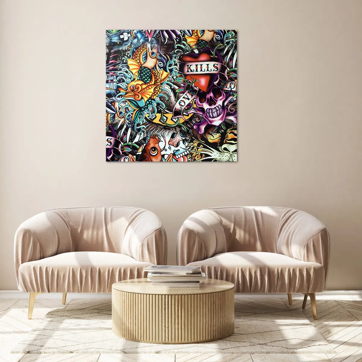 Obraz na skle - Sen tatéra - 70x70 cm