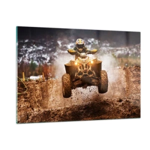 Obraz na skle - No risk no fun - 120x80 cm