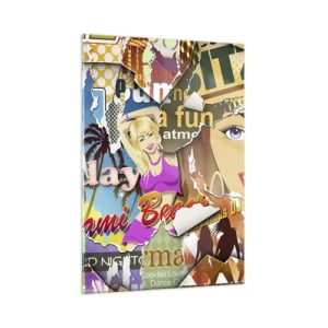 Obraz na skle - Prázdninové retrospektiva - 50x70 cm