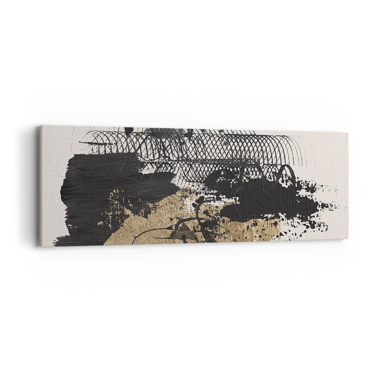 Obraz na plátně - Kompozice s vášní - 90x30 cm