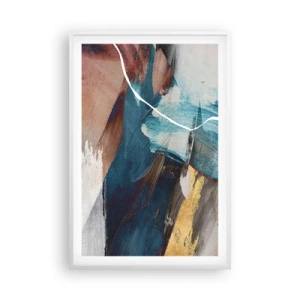 Plakát v bílém rámu - Na plno a s energií - 61x91 cm