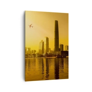 Obraz na plátně - Zlaté město - 70x100 cm
