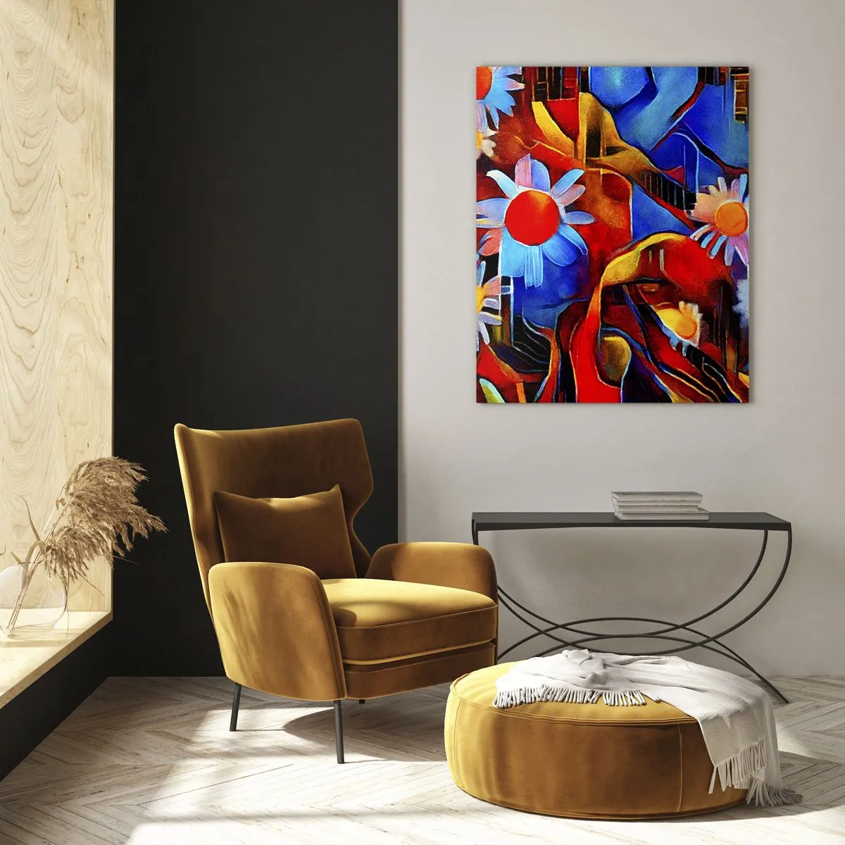 Obraz na skle - Barvy života - 50x70 cm