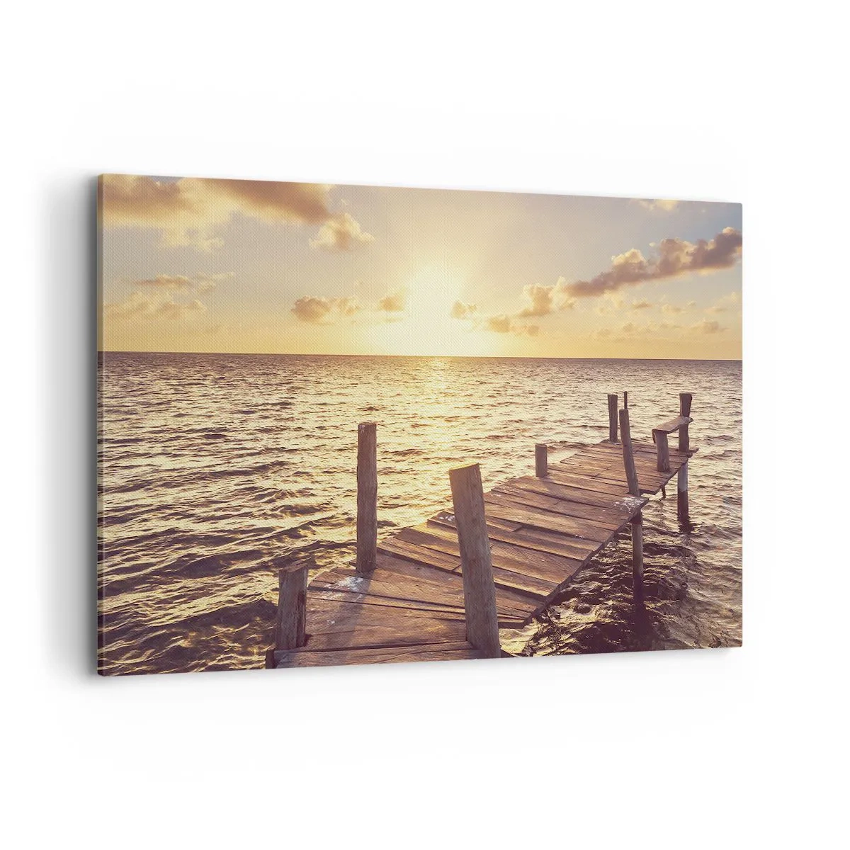 Obraz na plátně - Zlatá země laskavosti - 120x80 cm