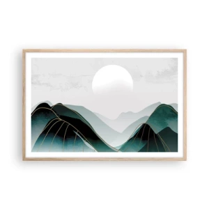 Plakát v rámu světlý dub - V plném majestátu - 91x61 cm