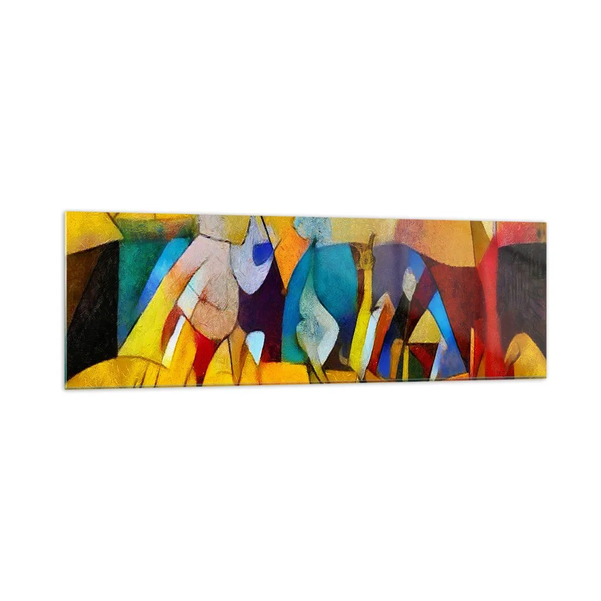 Obraz na skle - Slunce - život - radost - 160x50 cm