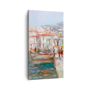 Obraz na plátně - Pastelová dovolená - 45x80 cm