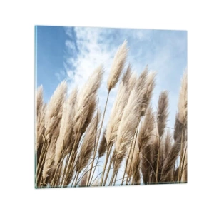 Obraz na skle - Slunečné a větrné pohlazení - 60x60 cm