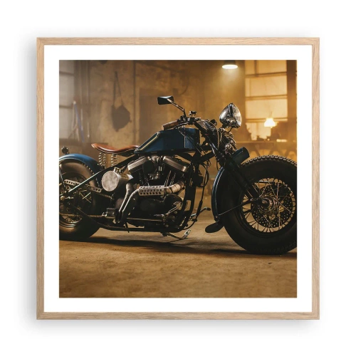 Plakát v rámu světlý dub - Mohu všechno - 60x60 cm