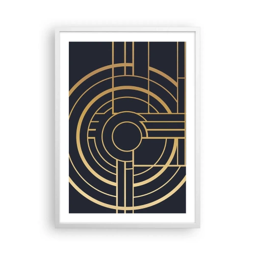 Plakát v bílém rámu - Obraty události - 50x70 cm