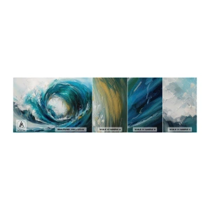 Vzor Fototapety Samolepicí Deluxe Sticker - Mořský portál - Oceán, Mávat, Kus - 100x30 cm