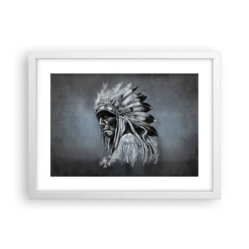 Plakát v bílém rámu - Návrat k základům - 40x30 cm